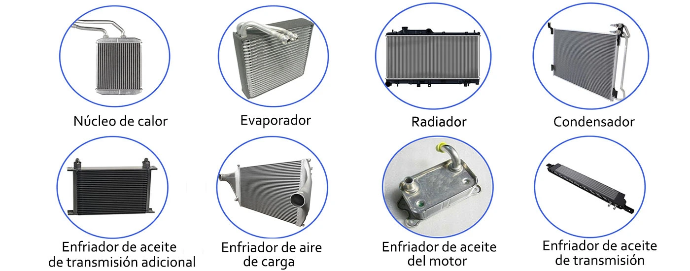 Aplicación de bobina de Soldadura Fuerte de Aluminio