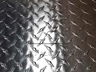 Placa de rodadura de diamante de aluminio