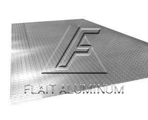 chapa de rodadura de diamante de aluminio