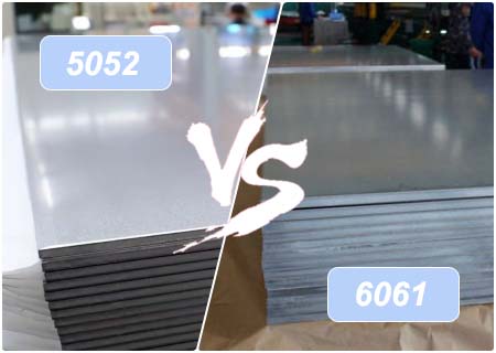 5052 y 6061 placas de aluminio