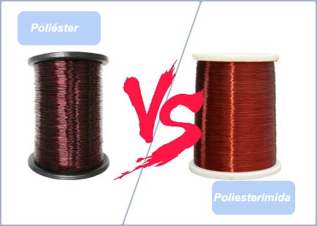 alambre esmaltado de poliéster y el alambre esmaltado de poliesterimida