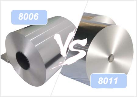 Papel de aluminio 8006 vs. 8011