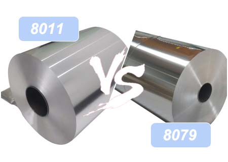 Papel de aluminio 8011 vs. papel de aluminio 8079