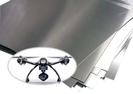 Placas de aluminio de aviación para drones