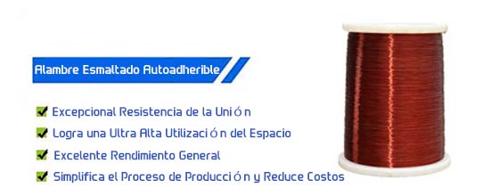 Alambre Esmaltado Autoadherible